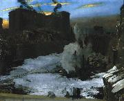 George Wesley Bellows Pennsylvania Station Excavation oil painting
